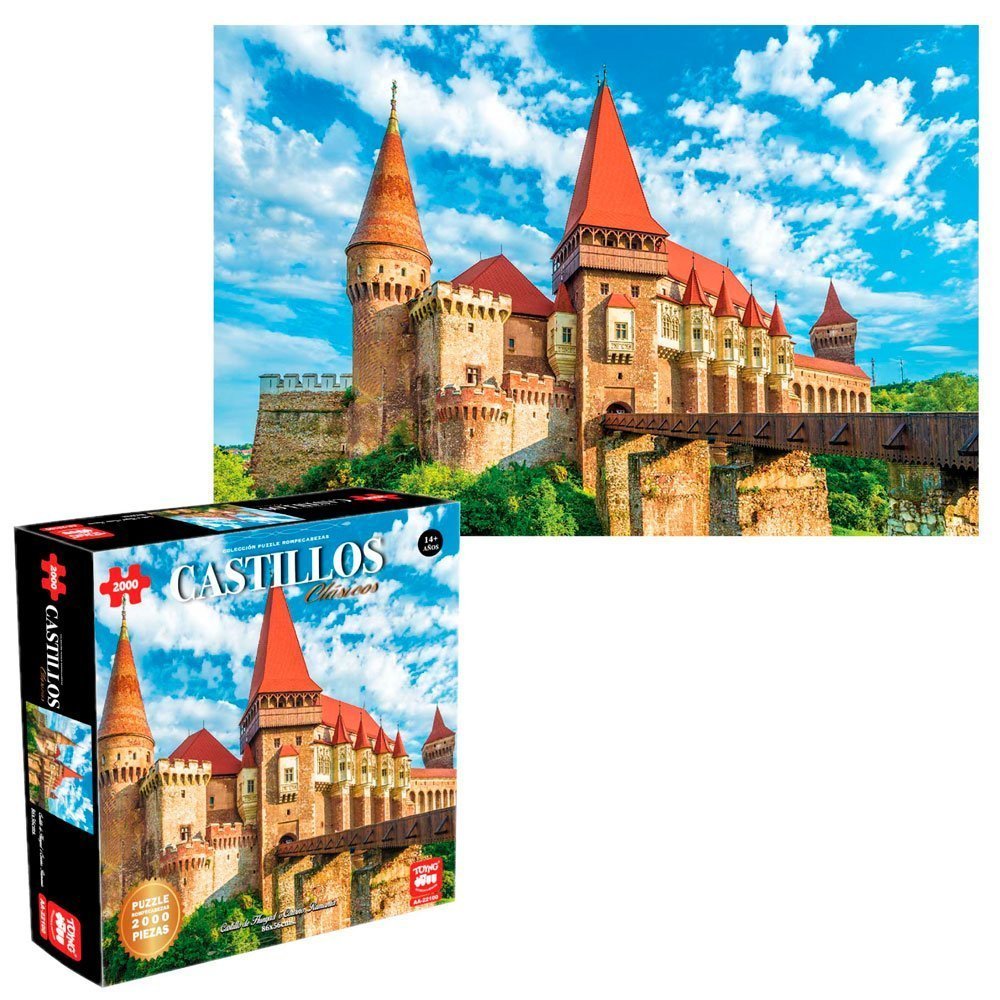 PUZZLE 2000 PCS CASTILLOS CLÁSICOS CASTILLO DE HUNYAD O CORVINO, RUMANIA PUZZLE 2000 PCS CASTILLOS CLÁSICOS CASTILLO DE HUNYAD O CORVINO, RUMANIA